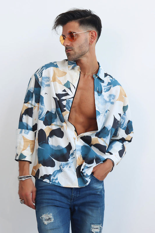 Blue Valentine Shirt In Floral Print