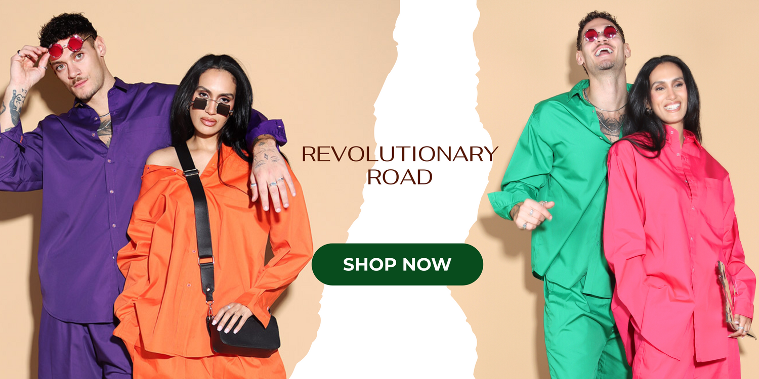 Colourful unisex sets in putple orange green and pink