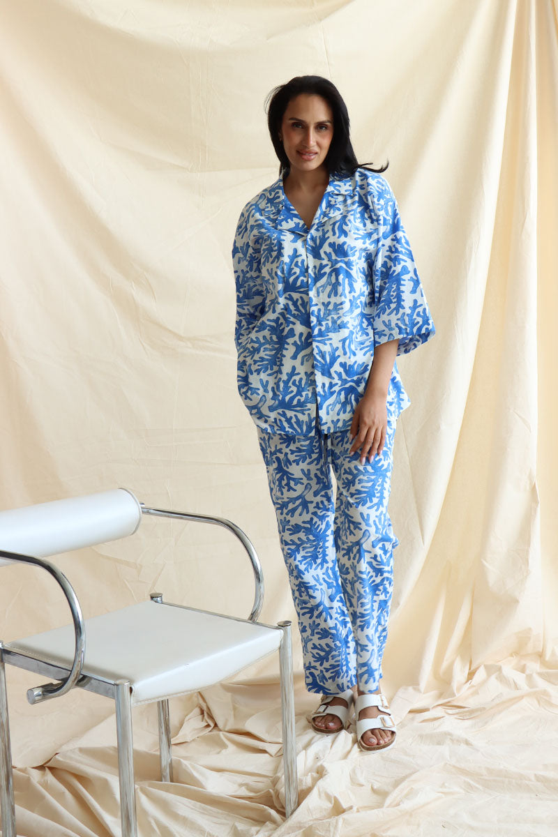 Sweet Coraline Linen Set in Print