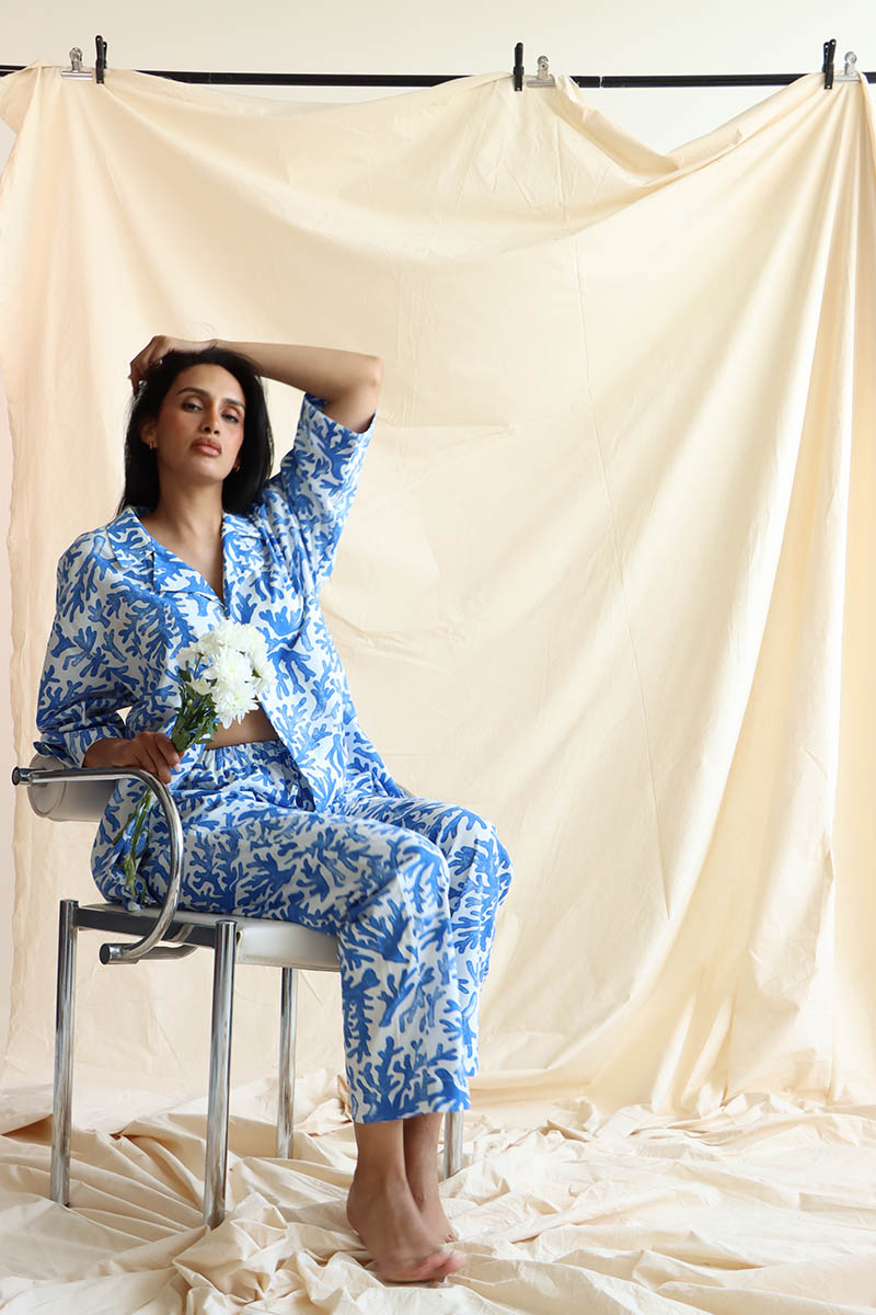 Sweet Coraline Linen Set in Print