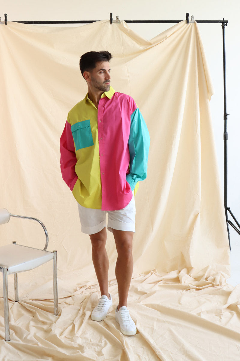 Soft Serve Cotton Shirt In Multi