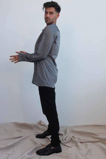 Be Cowl-Shirt in Grau