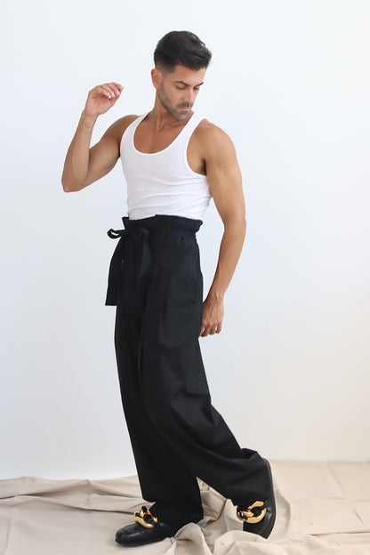 Übergangshose in Schwarz