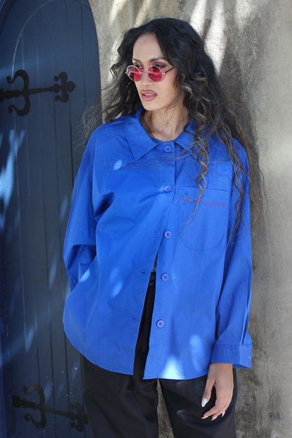 Che Over Shirt In Blue