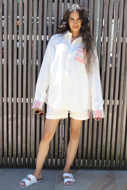 Destination Set B in Pink Stripe